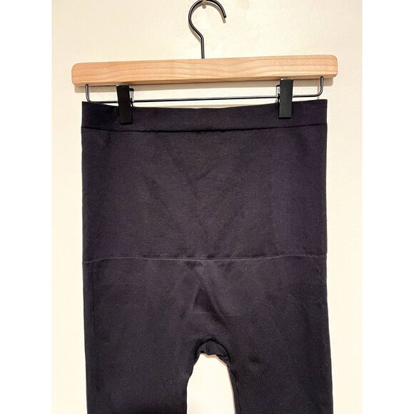 SPANX High Waisted Look at Me Now Seamless Leggings Black Full Length Size Large - Picture 11 of 12